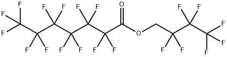 2,2,3,3,4,4,4-Heptafluorobutyl perfluoroheptanoate 结构式