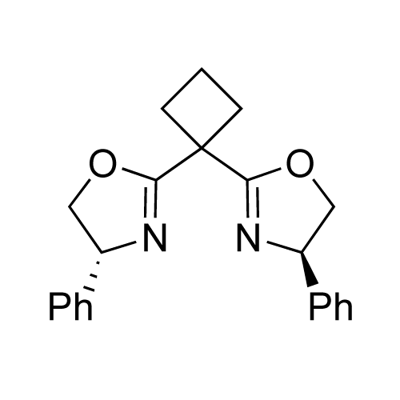 (4R,4'R)-2,2,-环丁亚基双[4,5-二氢-4-苯基噁唑],1246401-48-8,结构式