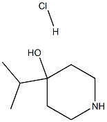 4-isopropylpiperidin-4-ol hydrochloride Struktur