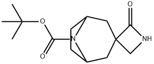 tert-Butyl 2-oxo-8'-azaspiro[azetidine-3,3'-bicyclo[3.2.1]octane]-8'-carboxylate Struktur