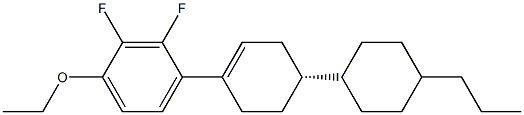 1-ethoxy-2,3-difluoro-4-{4-[(1s,4r)-4-propylcyclohexyl]cyclohex-1-en-1-yl}benzene Structure