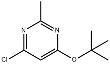 4-Chloro-6-(tert-butoxy)-2-methylpyrimidine Structure