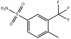 4-Methyl-3-trifluoromethylbenzenesulfonamide 化学構造式