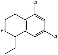 5,7-DICHLORO-1-ETHYL-1,2,3,4-TETRAHYDROISOQUINOLINE 结构式