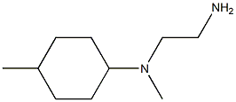 N1-methyl-N1-(4-methylcyclohexyl)ethane-1,2-diamine 结构式