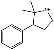 2,2-dimethyl-3-phenylpyrrolidine Structure