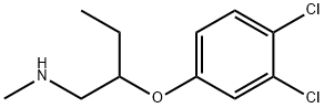 [2-(3,4-dichlorophenoxy)butyl](methyl)amine 化学構造式