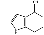 2-Methyl-4,5,6,7-tetrahydro-1H-indol-4-ol 结构式