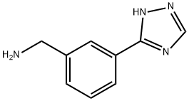 [3-(4H-1,2,4-triazol-3-yl)phenyl]methanamine Structure
