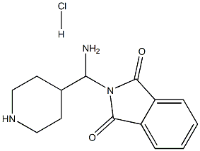 2-[(哌啶-4-基)甲基]-2,3-二氢-1H-异吲哚-1,3-二酮盐酸,124939-50-0,结构式