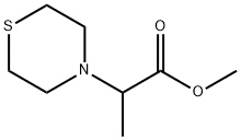 methyl 2-(thiomorpholin-4-yl)propanoate Struktur