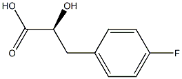 (S)-2-羟基-3-(4-氟苯基)丙酸,124980-93-4,结构式