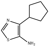 5-Amino-4-(cyclopentyl)thiazole Struktur