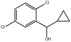 cyclopropyl(2,5-dichlorophenyl)methanol 化学構造式