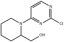 [1-(2-Chloro-pyrimidin-4-yl)-piperidin-2-yl]-methanol Structure