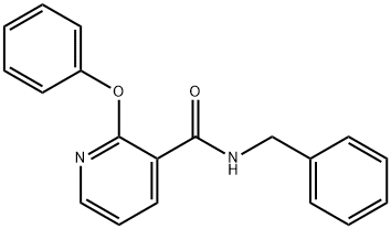 N-Benzyl-2-phenoxynicotinamide Structure