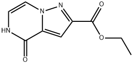 4-羟基吡唑并[1,5-A]吡嗪-2-甲酸乙酯 结构式