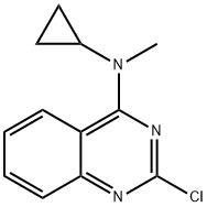 2-chloro-N-cyclopropyl-N-methylquinazolin-4-amine Structure