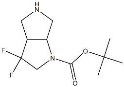 tert-butyl 3,3-difluorohexahydropyrrolo[3,4-b]pyrrole-1(2H)-carboxylate,1251004-52-0,结构式