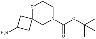 tert-butyl 2-amino-5-oxa-8-azaspiro[3.5]nonane-8-carboxylate Structure