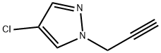 4-chloro-1-(prop-2-yn-1-yl)-1H-pyrazole Struktur