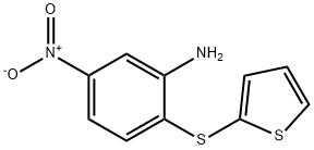 5-nitro-2-(thiophen-2-ylsulfanyl)aniline Struktur