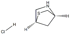 (1S,4S)-2-thia-5-azabicyclo[2.2.1]heptane hydrochloride,125136-43-8,结构式