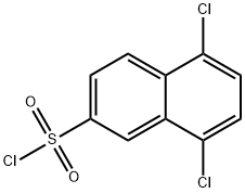 5,8-dichloronaphthalene-2-sulfonyl chloride 化学構造式