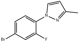 1-(4-bromo-2-fluorophenyl)-3-methyl-1H-pyrazole|