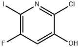 3-Pyridinol, 2-chloro-5-fluoro-6-iodo- Structure