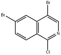 4,6-二溴-1-氯异喹啉, 1254514-17-4, 结构式