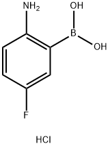 2-Amino-5-fluorophenylboronic acid, HCl Structure