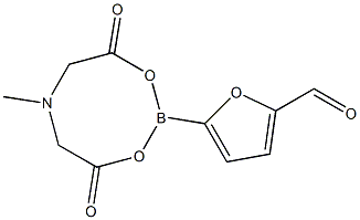 3,6,2-二氧氮硼雜環辛烷-2-基)呋喃-2-甲醛, 1257648-74-0, 結構式