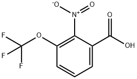 2-Nitro-3-trifluoromethoxy-benzoic acid 结构式