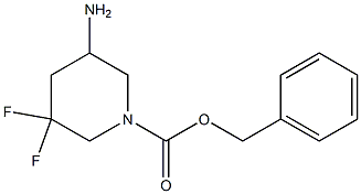 benzyl 5-amino-3,3-difluoropiperidine-1-carboxylate,1258637-82-9,结构式