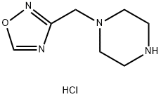 1-(1,2,4-oxadiazol-3-ylmethyl)piperazine dihydrochloride Structure