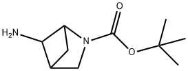 (1S,4S)-tert-butyl 5-amino-2-azabicyclo[2.1.1]hexane-2-carboxylate Structure