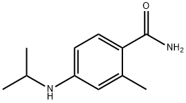 2-methyl-4-[(propan-2-yl)amino]benzamide Structure