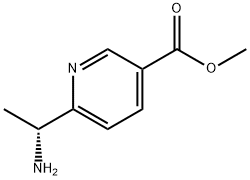 METHYL 6-((1R)-1-AMINOETHYL)PYRIDINE-3-CARBOXYLATE Structure