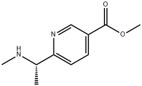 METHYL 6-[(1S)-1-(METHYLAMINO)ETHYL]PYRIDINE-3-CARBOXYLATE Structure