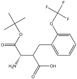 Boc-(S)-3-amino-2-(2-(trifluoromethoxy)benzyl)propanoicacid Structure