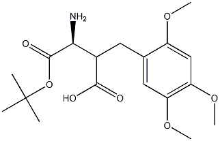 Boc-(S)-3-amino-2-(2,4,5-trimethoxybenzyl)propanoicacid Structure