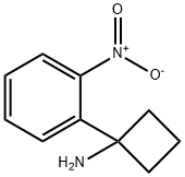 1-(2-硝基苯基)环丁胺,1260667-45-5,结构式