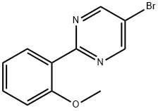 5-Bromo-2-(2-methoxyphenyl)pyrimidine Structure