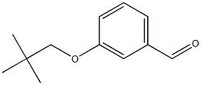 3-(2,2-dimethylpropoxy)benzaldehyde,1260801-38-4,结构式