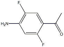 1-(4-Amino-2,5-difluoro-phenyl)-ethanone 结构式