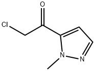 2-chloro-1-(1-methyl-1H-pyrazol-5-yl)ethan-1-one Struktur