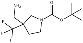 3-Aminomethyl-3-trifluoromethyl-pyrrolidine-1-carboxylic acid tert-butyl ester