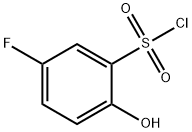5-fluoro-2-hydroxybenzene-1-sulfonyl chloride 化学構造式