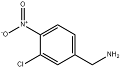 (3-CHLORO-4-NITROPHENYL)METHANAMINE 结构式
